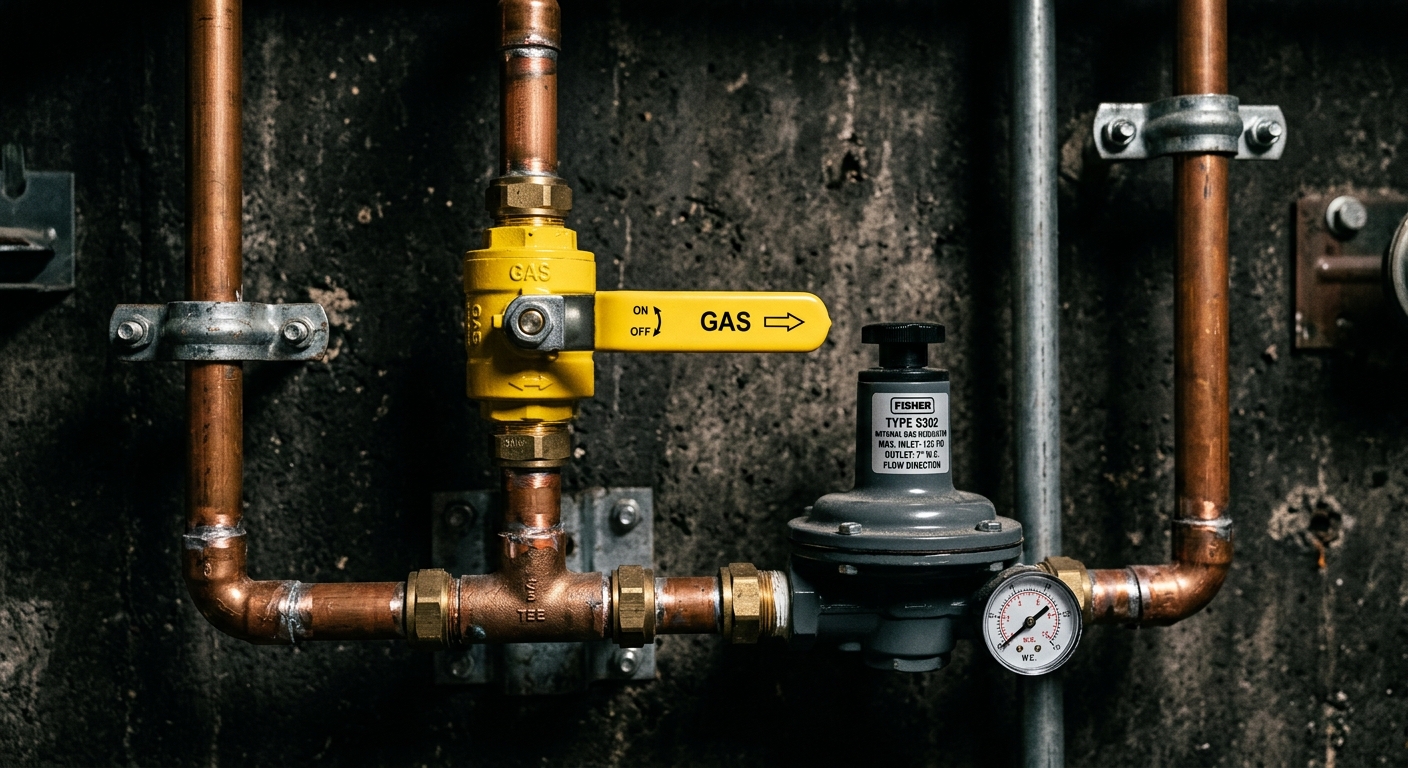 Gasinstallation – Gasrohre und Armaturen